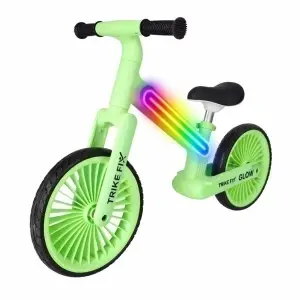 Bicicleta de echilibru Trike Fix Glow cu LED, 2-5 Ani, pana la 30 Kg, Roz, Albastru, Verde, Negru sau Verde Neon - Img 6
