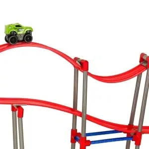 Pista de curse Auto Antigravitationala, 120 elemente, Masina electrica magnetica, 123x66x8cm - Img 5