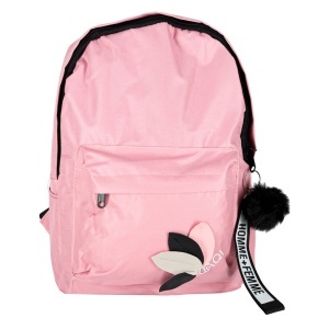 Rucsac pentru Copii CIUPIGo, Usor si Rezistent, Cu Bretele Reglabile si Breloc, 35x25cm, Negru sau Roz - Img 3