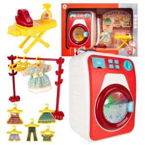 Set Mașină de Spălat pentru Copii cu Accesorii – Sunete și Lumini Realiste - Img 6