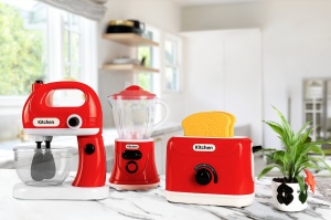 Set Bucătărie pentru Copii – Mixer, Blender și Prăjitor de Pâine cu Accesorii - Img 5