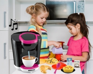 Aparat de Cafea, Espressor de Jucărie cu Sunete și Funcție de Turnare Apă – Set Complet Barista - Img 5
