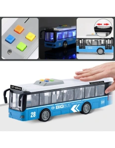 Autobuz urban interactiv – scara 1:16, lumini, sunete și uși mobile, 3+ ani - Img 4
