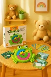 Joc Educativ Puzzle – Broască cu Inele Colorate și 40 de Provocări - Img 3
