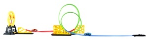 Pista de Curse cu Săritură și Spirale 360° – 140 cm, Mașini cu Lumini - Img 6