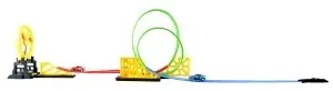 Pista de Curse cu Săritură și Spirale 360° – 140 cm, Mașini cu Lumini - Img 6