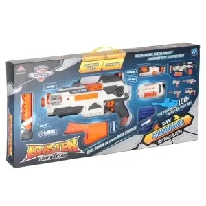 Pușcă de jucărie, blaster modular 4 în 1 cu săgeți din spumă, accesorii și 30 de săgeți – pentru copii 6+ - Img 4