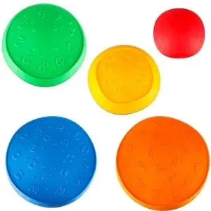 Set 5 pietre senzoriale pentru echilibru – Traseu senzorial pentru copii 3+ - Img 3
