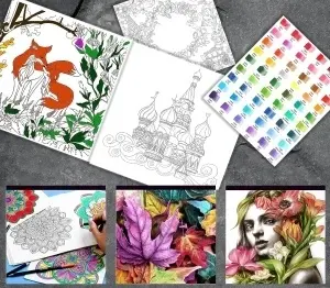 Set Desen Profesional 144 piese – creioane grafit si colorate, carbune, Accesorii, Caiet de schite 20 pagini A5 - Img 6