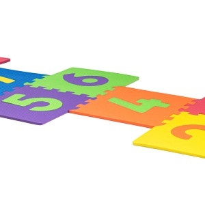 Covoras educativ Tip puzzle cu model pentru Jocul Sotron, Antiderapant, Amortizeaza caderile, 230 X 66 cm - Img 6