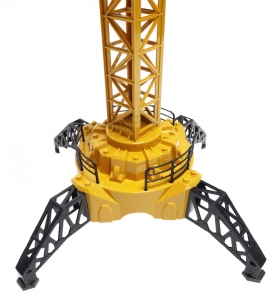 Macara de constructii gigantica 128 cm, control prin telecomanda, cu carlig functional, LED si Accesorii, Functie de rotire si ridicare, 3+ - Img 4