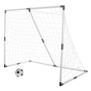Poartă de fotbal 2in1 dimensiunea 185x120x70cm transformabilă plus minge si pompa - Img 6