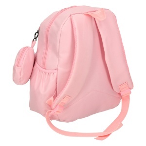 Rucsac Copii Model Unicorn, Ghiozdan de Gradinita 3+, Usor, Rezistent, cu Husa Frontala Detasabila, 30x22x11cm, Culoare Roz - Img 3