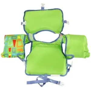 Vestă de Înot din Spumă cu Mâneci Bestway pentru Copii, 3-6 Ani (19-30 kg), Verde - Img 4