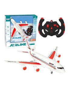 Avion cu telecomandă - vehicul electric pentru copii, efecte interactive, 3+ ani