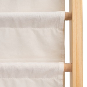 Biblioteca pentru copii – Raft carti organizare și lectură într-un singur loc pe 6 nivele, Lemn+Bumbac, 63cm x 30cm x 76,5cm - Img 4