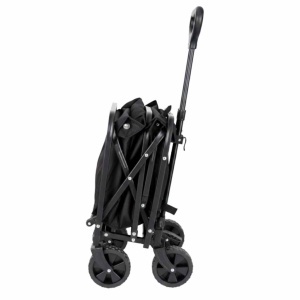 Carucior pliabil de calatorie pentru transport la plaja, camping si excursii, 83x47x43cm, capacitate 100L, sarcina maxima 100Kg - Img 4
