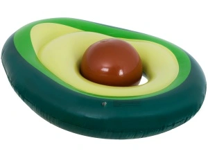 Saltea gonflabilă de înot Avocado cu minge 150x115 cm XL