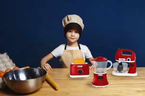 Set Bucătărie pentru Copii – Mixer, Blender și Prăjitor de Pâine cu Accesorii - Img 6