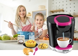 Aparat de Cafea, Espressor de Jucărie cu Sunete și Funcție de Turnare Apă – Set Complet Barista - Img 6