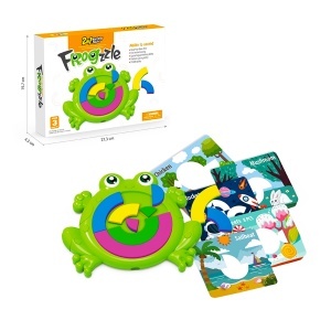 Joc Educativ Puzzle – Broască cu Inele Colorate și 40 de Provocări - Img 4