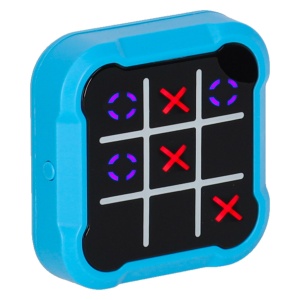 Joc Electronic Interactiv Tic-Tac-Toe – X si 0 LED, Memorie, Lovește Cârtița, Multiplayer, Educațional, Portabil, Albastru, Copii 5+ - Img 5