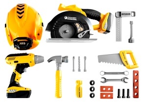 Kit DIY pentru Copii – Set Unelte de Construcții cu Accesorii și Cască - Img 5