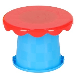 Masa de Joaca pentru Apa si Nisip – Cu Scaun, Moara de Apa, Accesorii si Pista Acvatica, 45x45x37 cm, 3+ Ani - Img 5