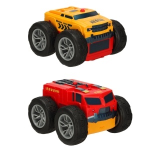 Mașină RC 2-în-1 Revolt Rescue Racer – Transformare Automată, 2.4 GHz, Roți Off-Road