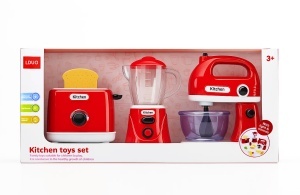 Set Bucătărie pentru Copii – Mixer, Blender și Prăjitor de Pâine cu Accesorii - Img 3