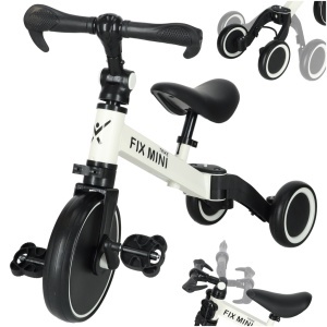 Tricicletă 3 în 1 Trike Fix Mini Cross-Country cu Pedale – Reglabilă, 18 luni–4 ani - Img 9