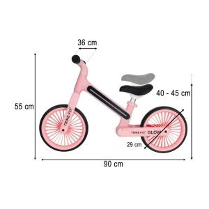 Bicicleta de echilibru Trike Fix Glow cu LED, 2-5 Ani, pana la 30 Kg, Roz, Albastru, Verde, Negru sau Verde Neon - Img 3