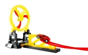 Pista de Curse cu Săritură și Spirale 360° – 140 cm, Mașini cu Lumini - Img 4