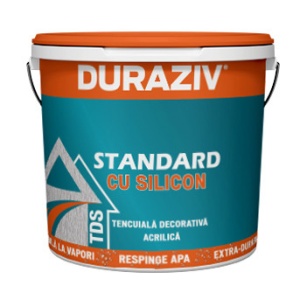 Duraziv Tencuială decorativă duraziv standard cu silicon