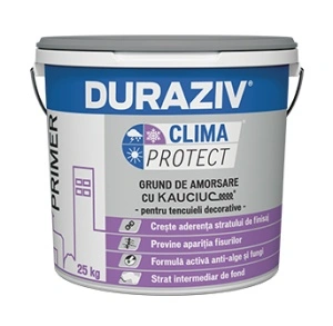 Duraziv Grund de Amorsare Anti-Alge și Fungi pentru Tencuieli Decorative | Interior & Exterior