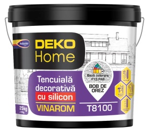 DEKO Home T8100 – Tencuială decorativă cu silicon VINAROM