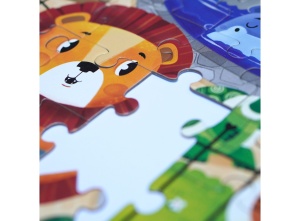 Joc educativ - Puzzle Fosforescent Mimorello - ZOO - Img 6