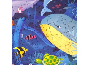 Joc educativ - Puzzle Fosforescent Mimorello - Oceanul - Img 4