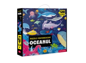 Joc educativ - Puzzle Fosforescent Mimorello - Oceanul