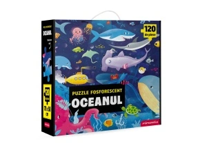 Joc educativ - Puzzle Fosforescent Mimorello - Oceanul