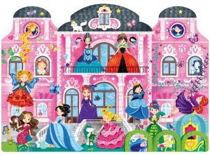 Joc educativ - Puzzle cu glitter Mimorello - PRINTESE FABULOASE