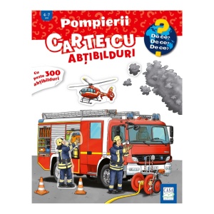 Pompierii – Carte cu abțibilduri (4-7 ani)