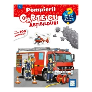 Pompierii – Carte cu abțibilduri (4-7 ani)