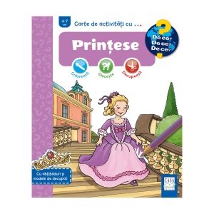 Carte de activități cu .... Prințese (4-7 ani)