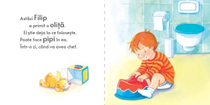 Filip face pipi la oliță - Primii pași - Img 2