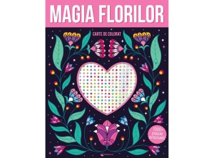Magia florilor – 1000 ștrasuri autocolante