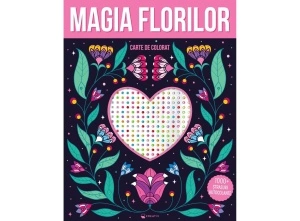Magia florilor – 1000 ștrasuri autocolante