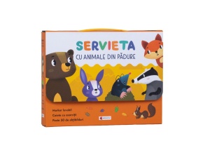 Servieta cu animale din pădure