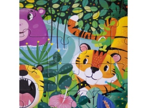 Joc educativ - Puzzle Fosforescent Mimorello - Jungla - Editura Kreativ - Img 3