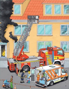Pompierii – Carte cu abțibilduri (4-7 ani) - Img 3